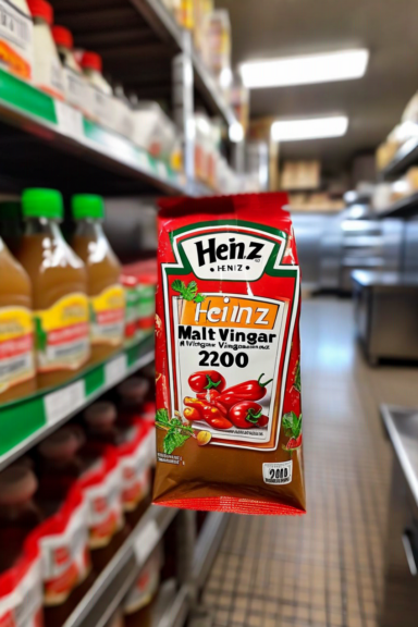 HEINZ MALT VINEGAR PACKET 200/ - Image 1