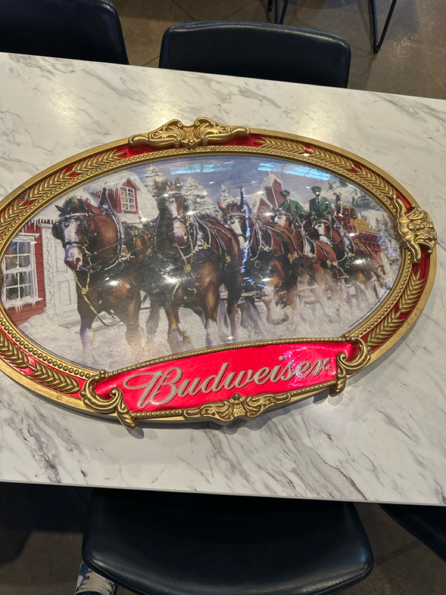 Budweiser sign - Image 1