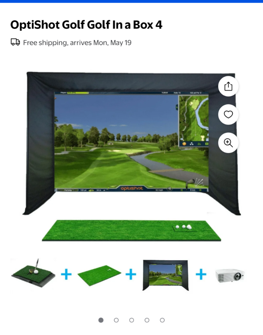 Optishot Indoor Golf Game - Image 1