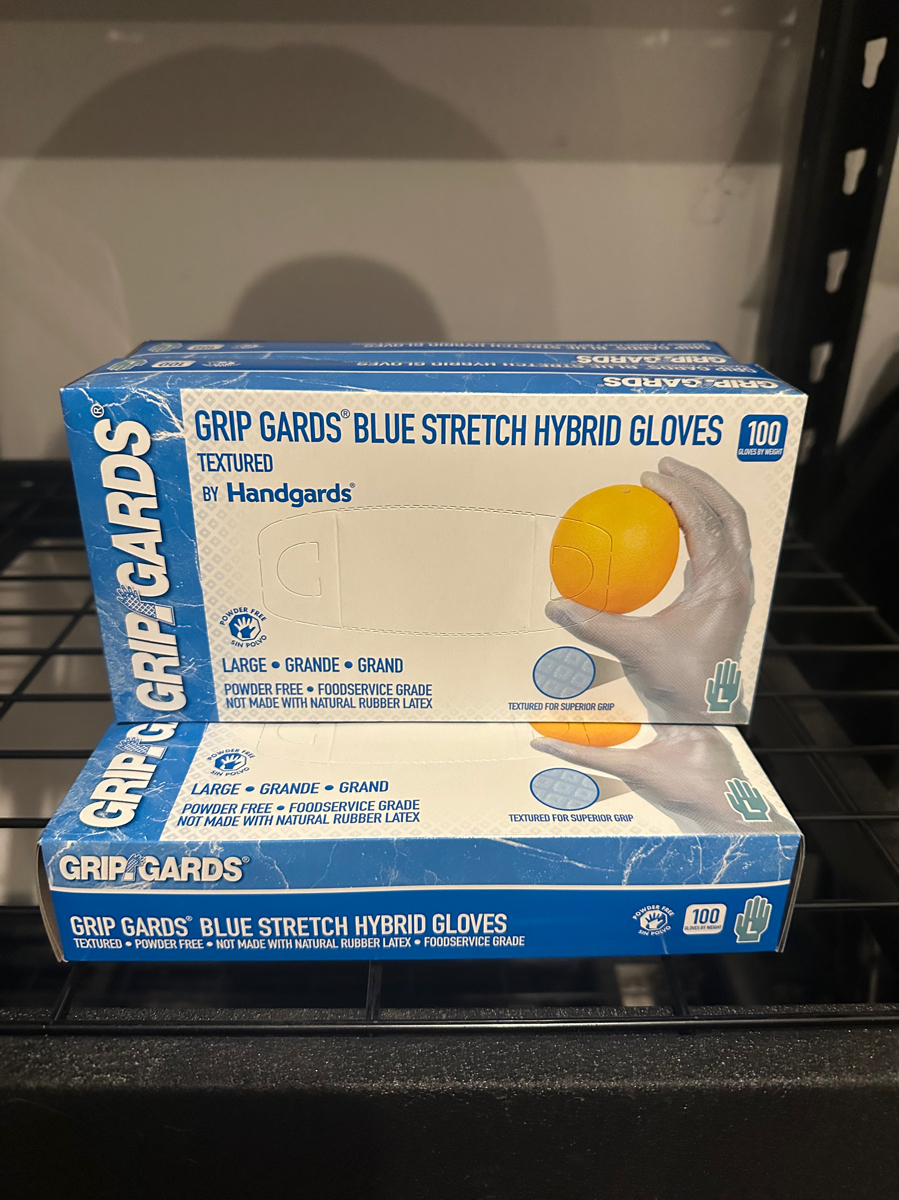 Blue Hybrid Gloves
Box of 100 - Image 1