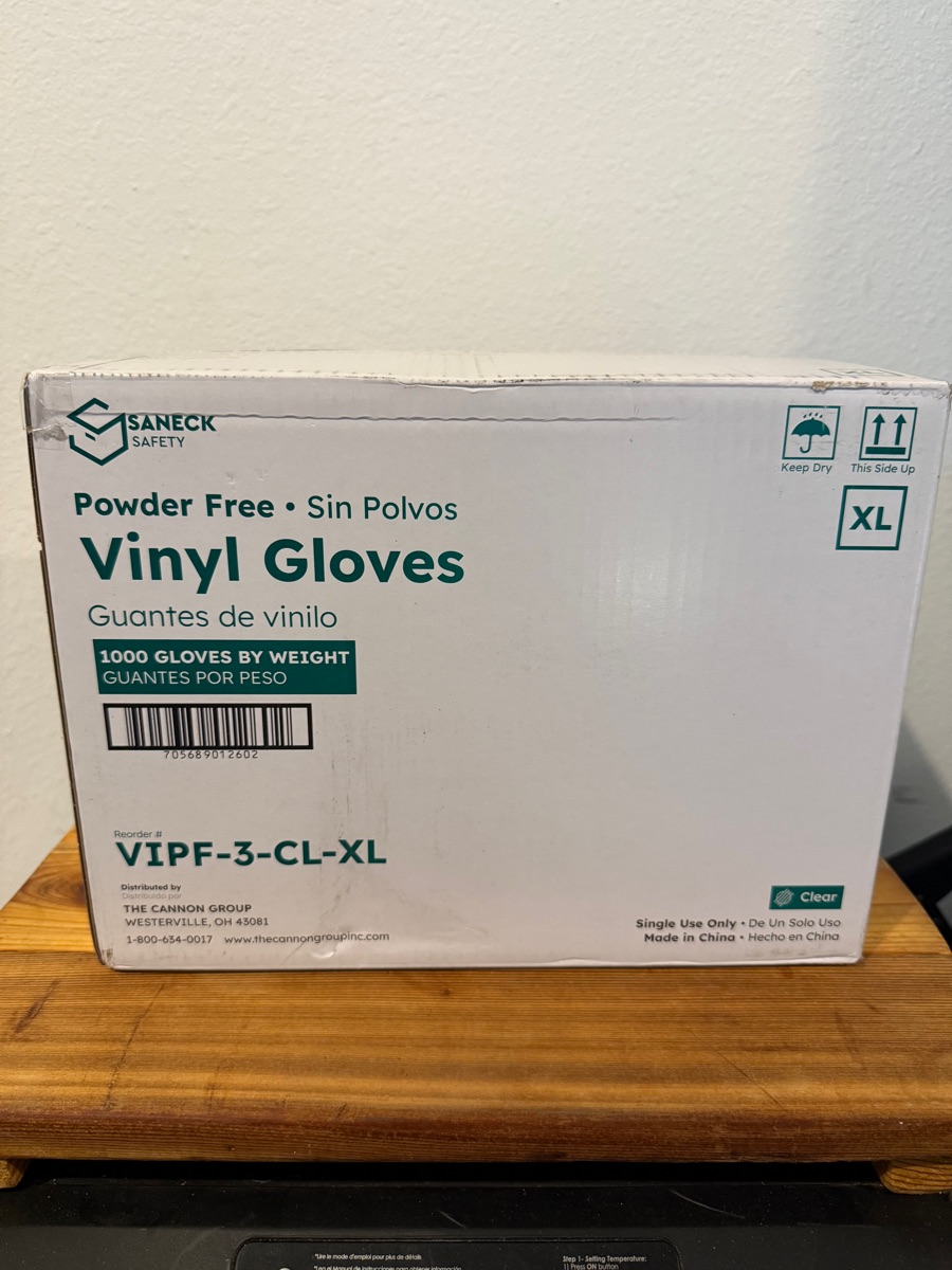 Xl Vinyl Gloves
Full Case - Image 1