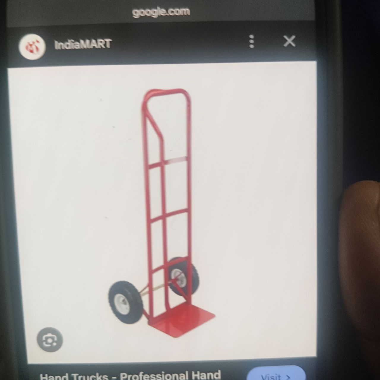 Franklin 150 lb. Capacity Foldable Hand Truck - Image 1