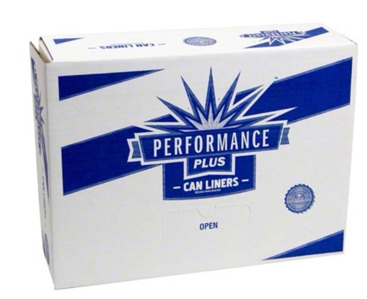 Performance Plus 60 Gallon Low Density Can Liners - Image 1