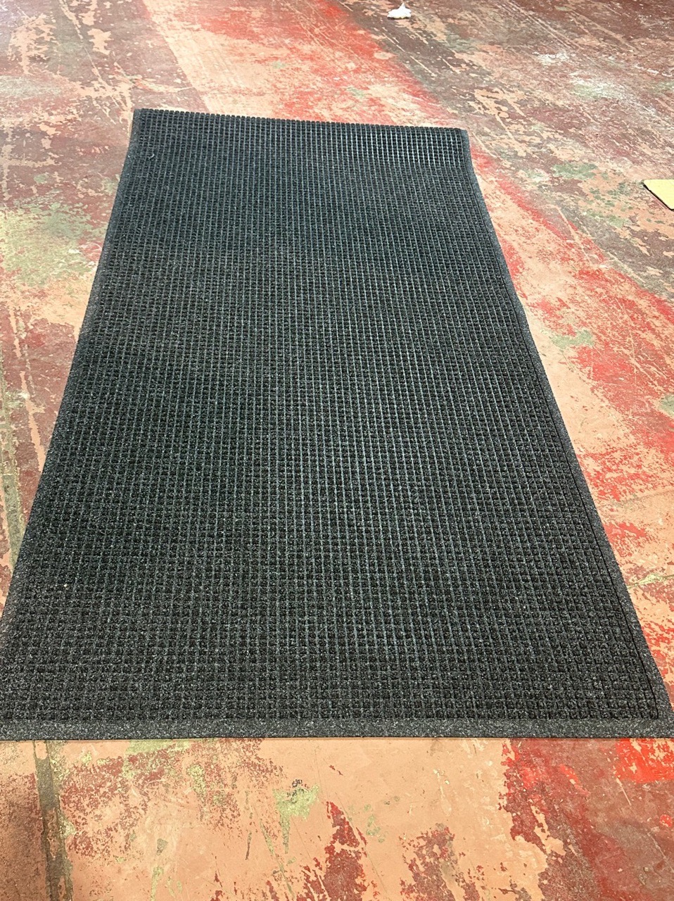 WaterHog Squares Charcoal Mat 4x8 - Image 1