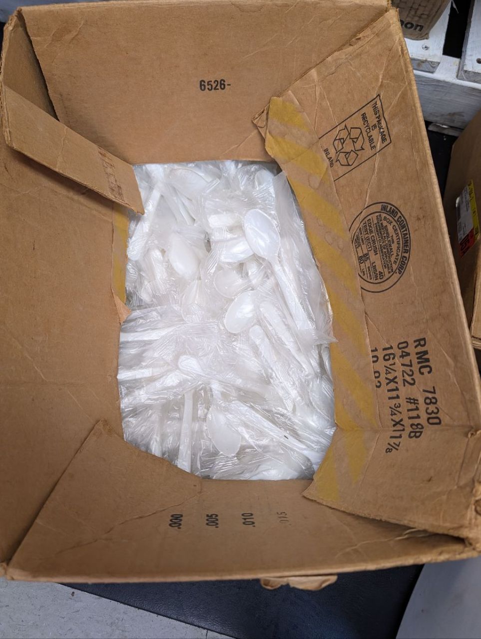 Individual Plastic Spoons wrapped - Image 1