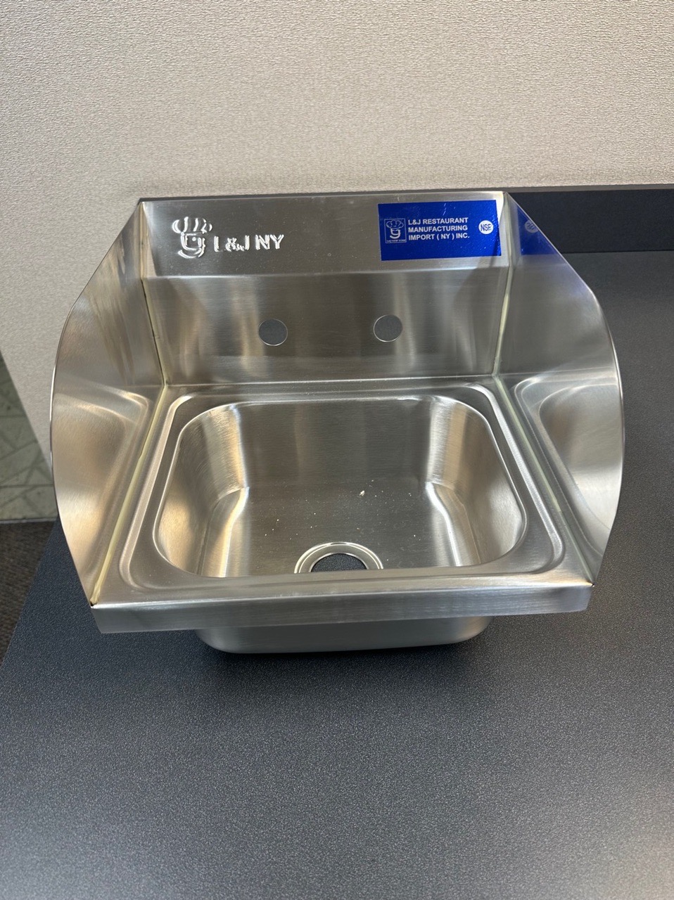 L&J 8x10x5 Inch Economy Wall-Hung Hand Sink - Image 1
