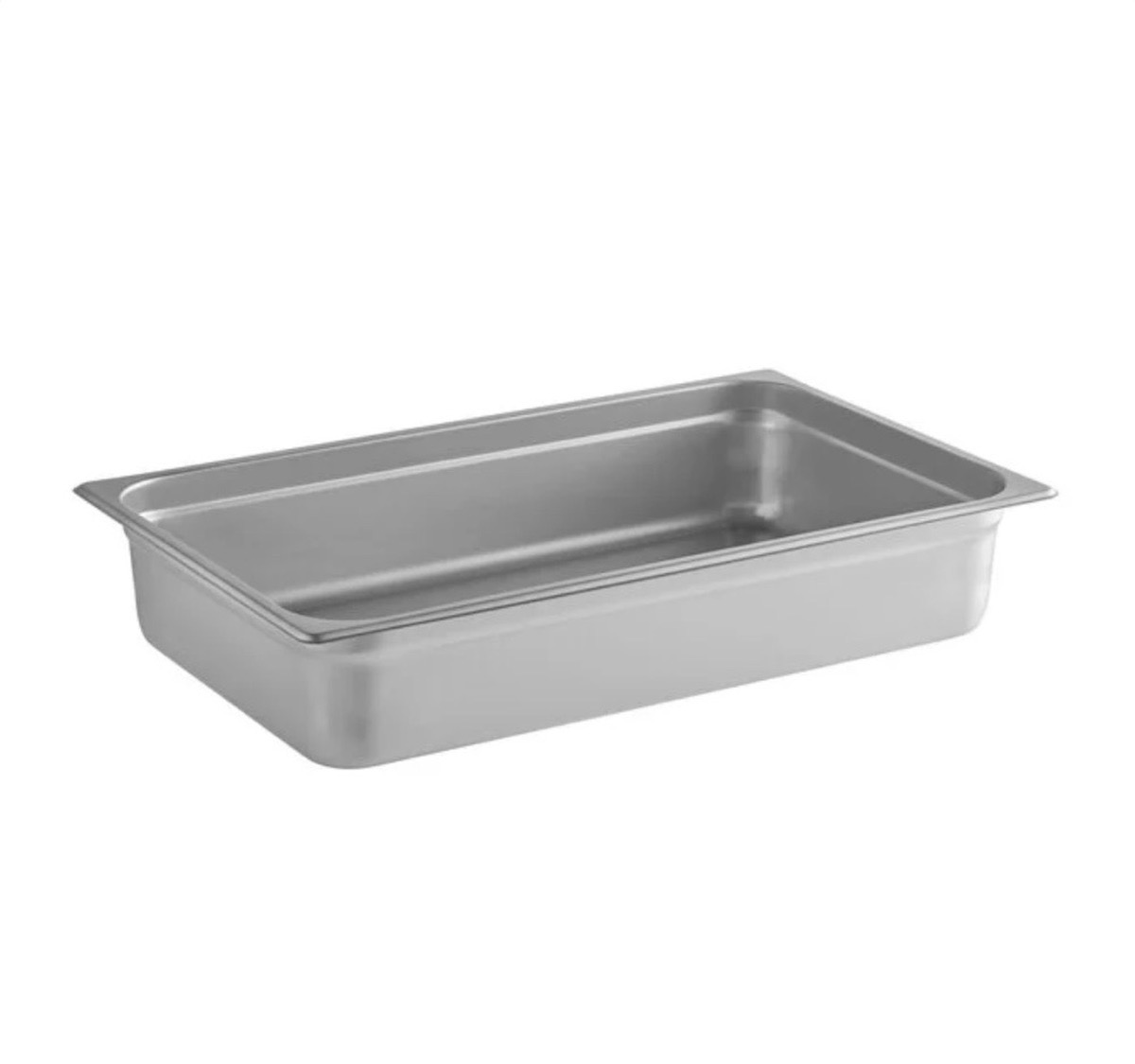 Full Size 4" Deep 24 Gauge Anti-Jam Stainless Steel Steam Table / Hotel Pan - Image 1