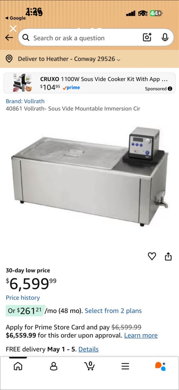 Vollrath Sous Vide Cooker Kit. Brand new in the box. - Image 1