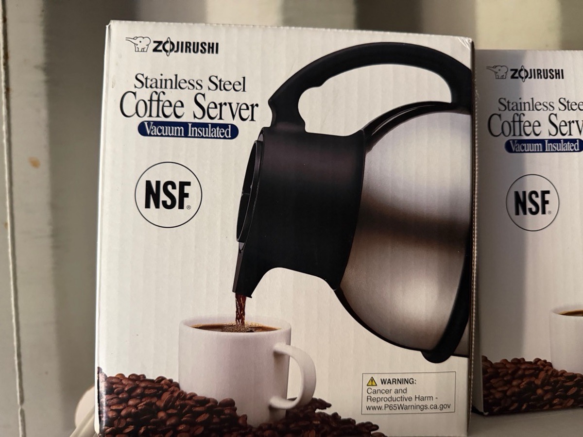 ZOJIRUSHI Stainless Steel Vacuum Insulated Coffee Server - Image 1