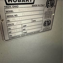 Hobart HSU440-1 440 lb Spiral Mixer - Floor Model, 208v/3ph - Image 6