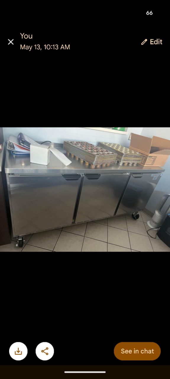 3 Door Under the counter Cooler - Image 1