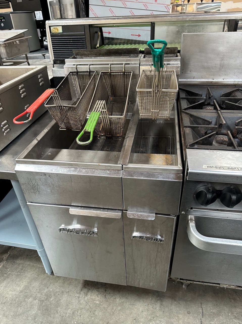 Imperial double gas fryer with baskets. 2,800.00 - Image 2