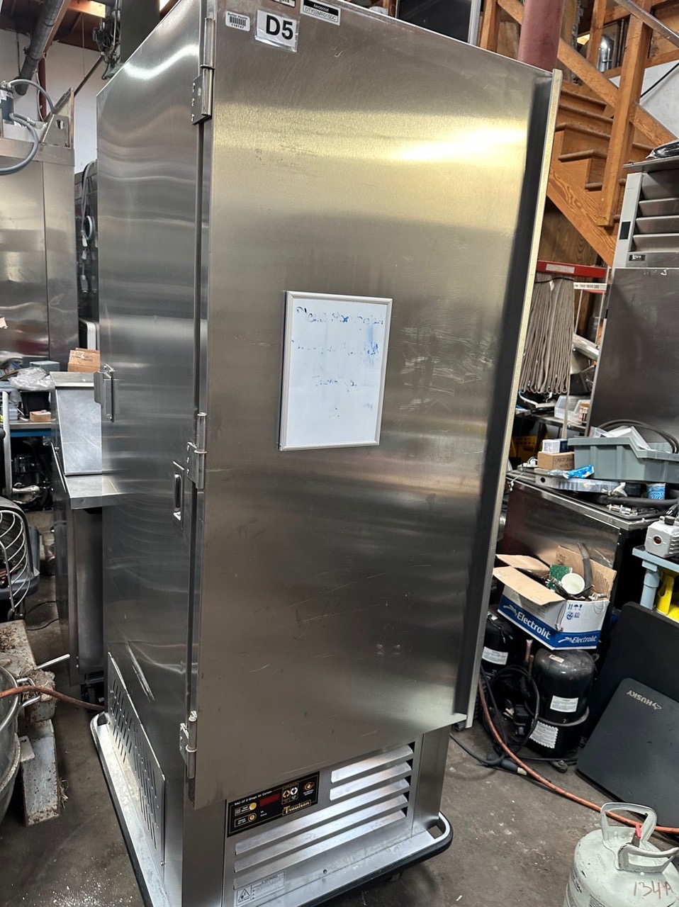 Traulsen RAC37-1 Refrigerator, Air Curtain with casters. - Image 5