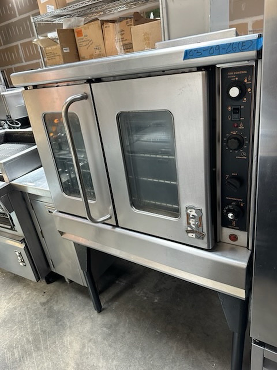 Montague Company 115A 38 Inch Vectaire Convection Oven Gas Bakery Depth 115000 BTU - Image 1