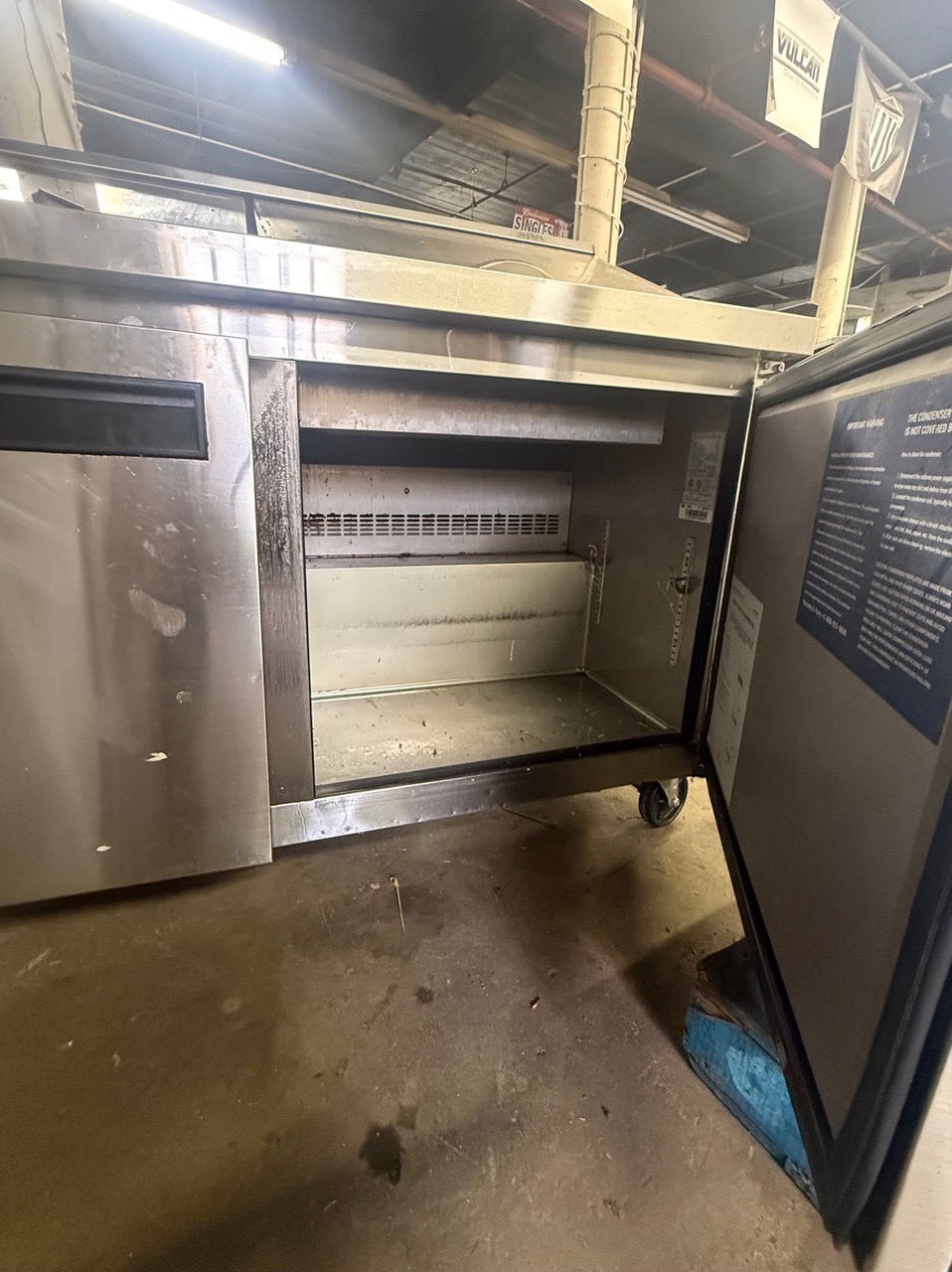 DUKERS 60” MEGATOP SANDWICH PREP TABLE COOLER USED - Image 5