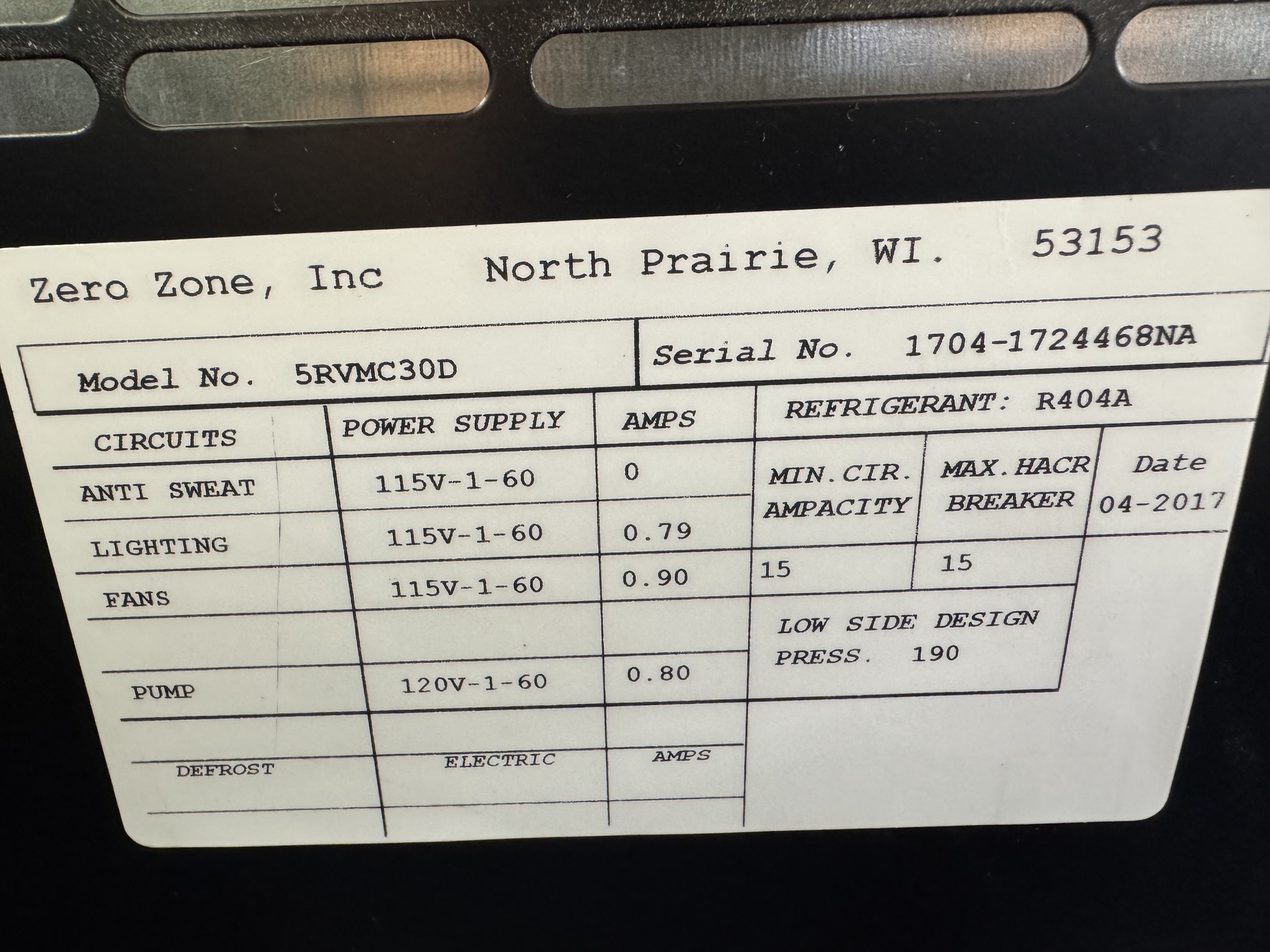 Complete Zero Zone Commercial Refrigeration Display Case System - Image 6