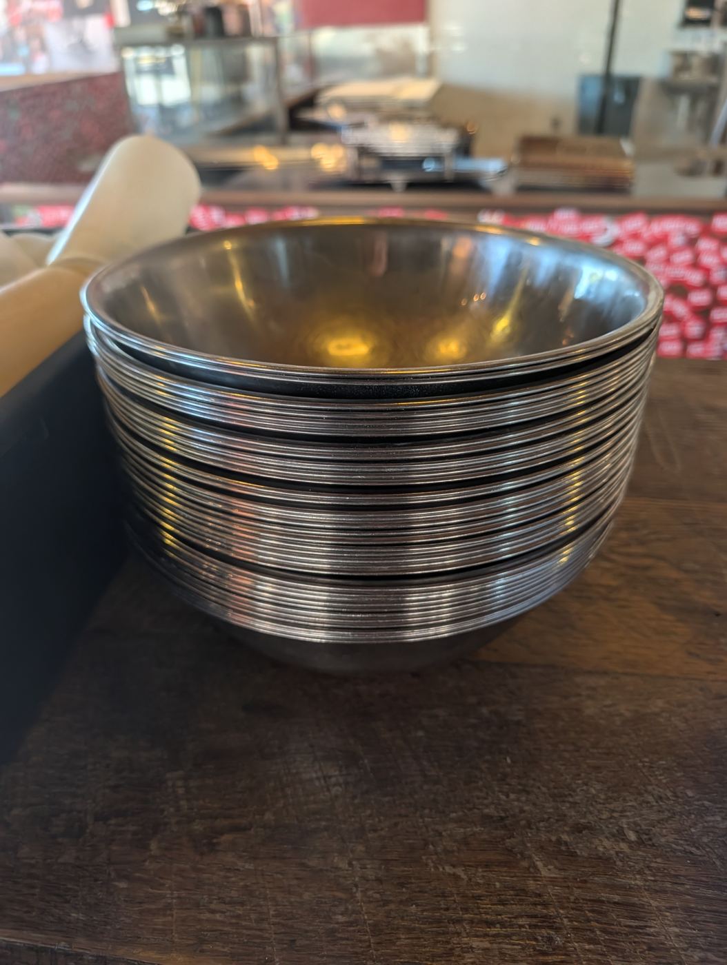 Stainless Steel Mixing Bowls – Lot of 10 - Image 1