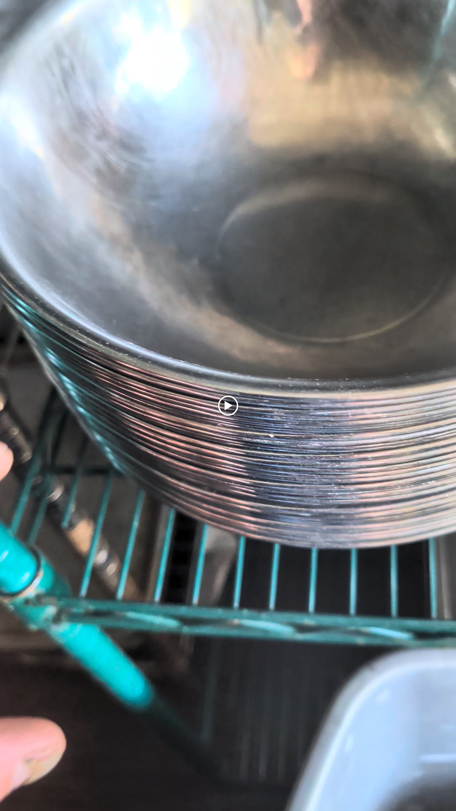 Lot of Large Stainless Steel Mixing Bowls - Image 2