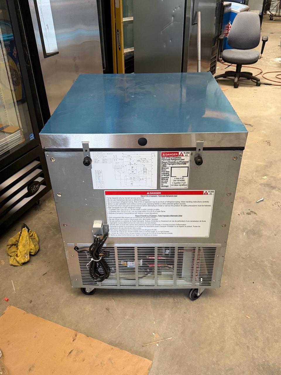 New Hoshizaki 27” stainless steel worktop freezer - Image 3
