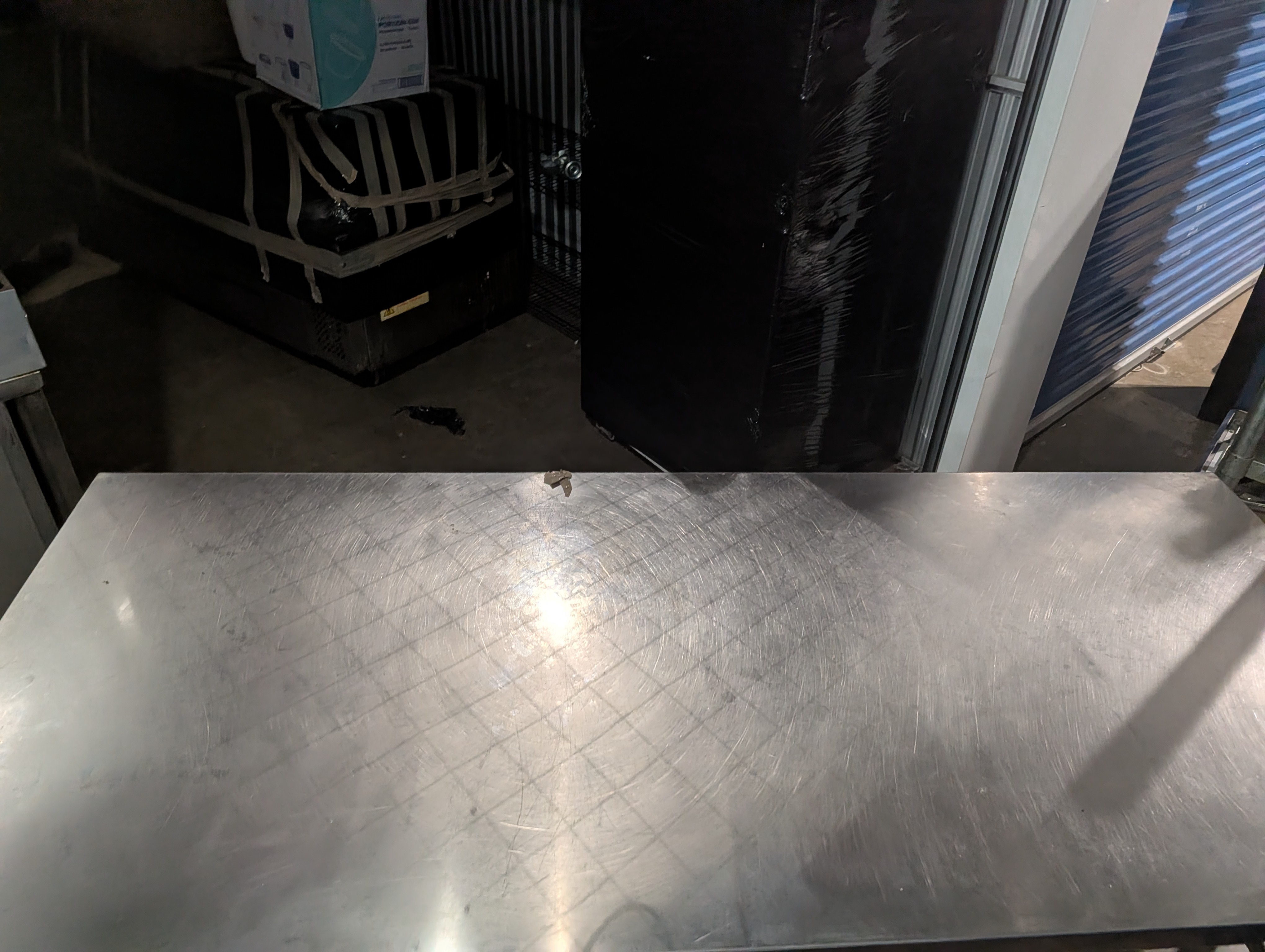 Large Stainless Steel Work Table, approx. 60" x 30" - Image 2