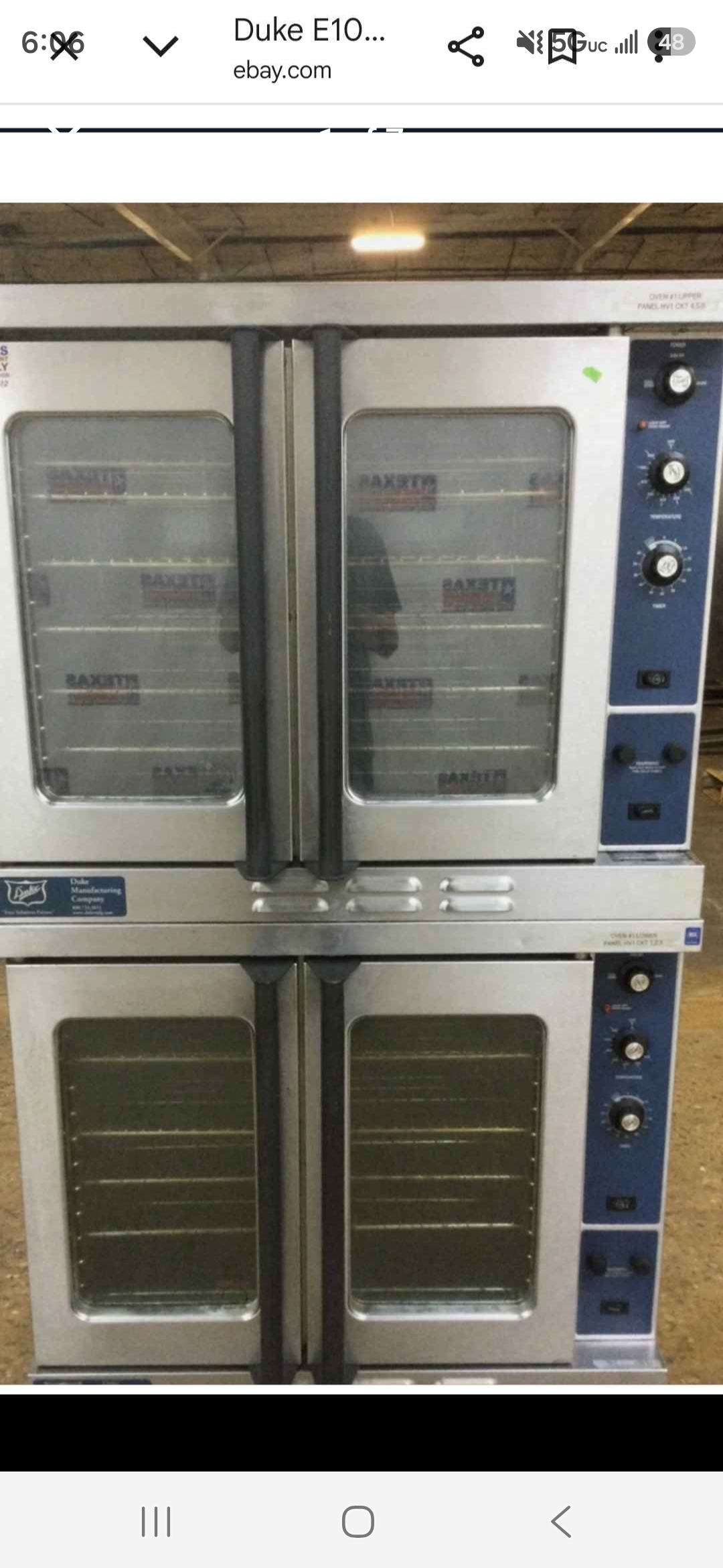Duke oven ev 101 - Image 3