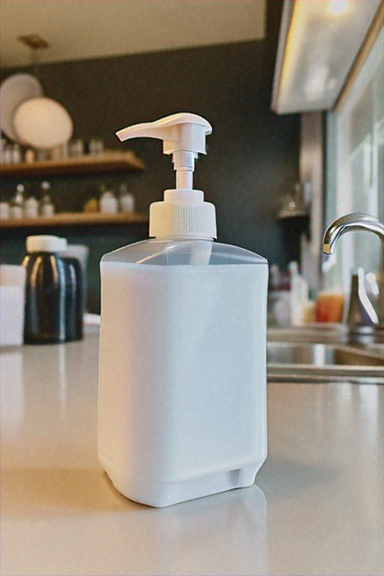 DISPENSER MANUAL HAND SOAP WHITE - Image 1