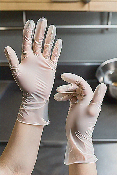 HYBRID STRETCH CLEAR GLOVES XL - Image 1