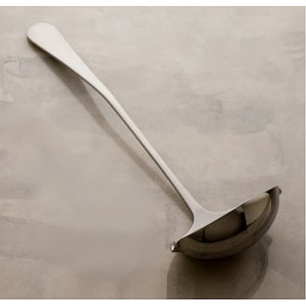 4 oz 12.5" Stainless Steel Soup & Punch Ladle - Restaurant Serving Utensil - Image 1