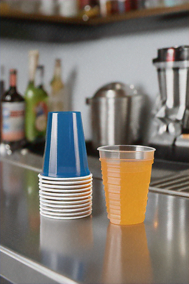 CUP PLASTIC CONEX SQUAT 3.5 OZ Y35 - Image 1