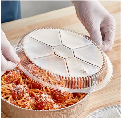 9" PLASTIC DOME LID FOR ROUND PAN
