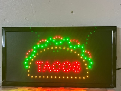 LED TACO SIGN